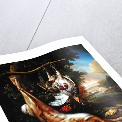 Still life of game by Jan Weenix