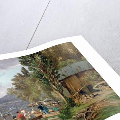 Bougival, 1873 by Emile-Edme Laborne