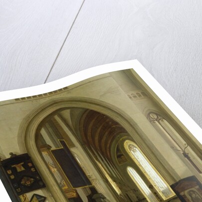 Interior of a Church with Figures, 1685 by Emanuel de Witte