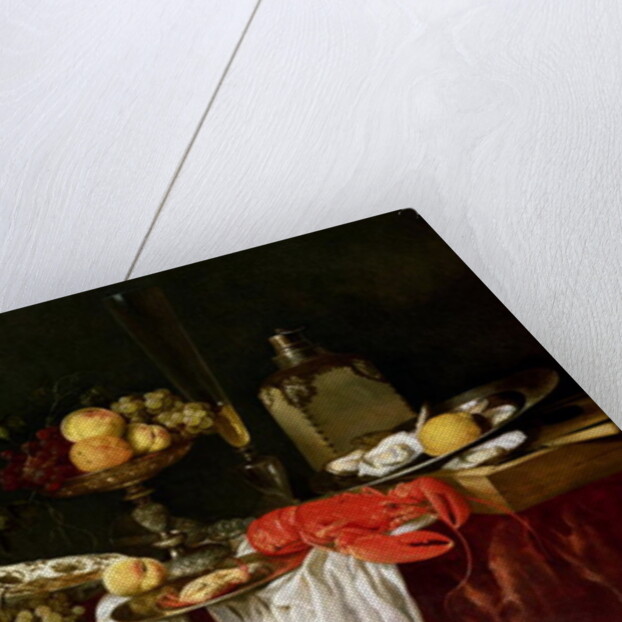 Still Life with lobster by Abraham Hendricksz van Beyeren