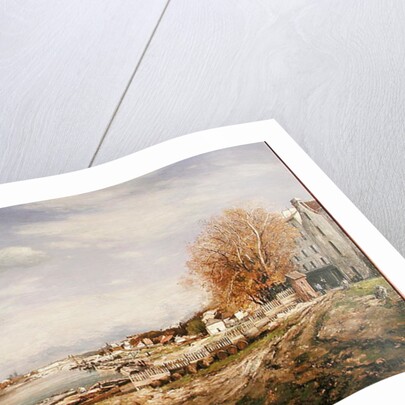 View of the Port of Bercy, Paris, 1880 by Jean Baptiste-Antoine Guillemet