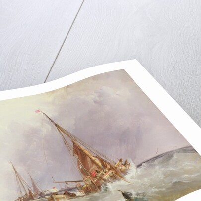 Shipping in the Solent, 19th century by George the Elder Chambers