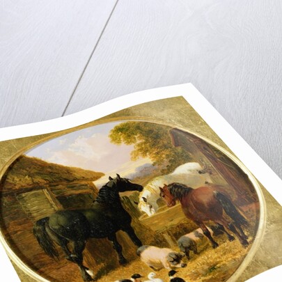 Farmyard Scene by John Frederick Herring Jnr