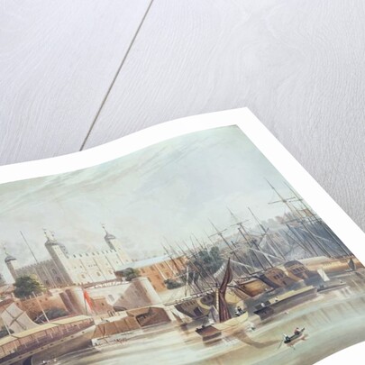 View of the Tower of London by John (after) Gendall