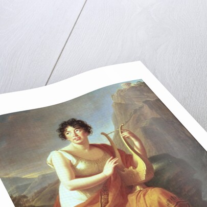 Madame de Stael as Corinne, 1809 by Elisabeth Louise Vigee-Lebrun
