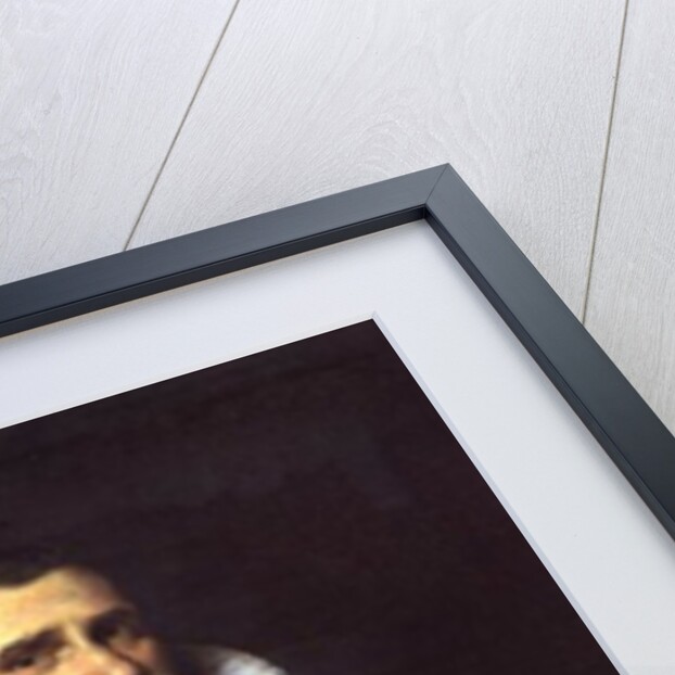 Portrait of a gentleman in a black tunic and ruff by Nicolaes Eliasz