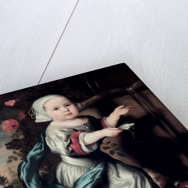 Young girl at a fountain, 1662 by Nicolaes Maes