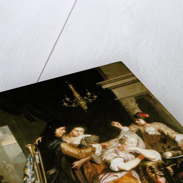 The Lady and the Trumpeter by Jan Verkolje