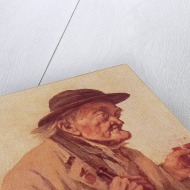 Old Man with a glass of wine by Gustave Courbet