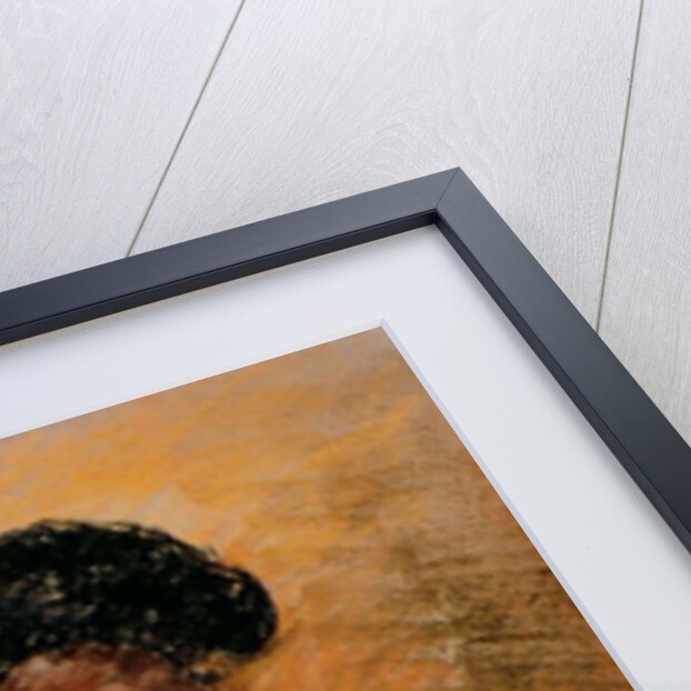 Woman holding a dog by Mary Stevenson Cassatt