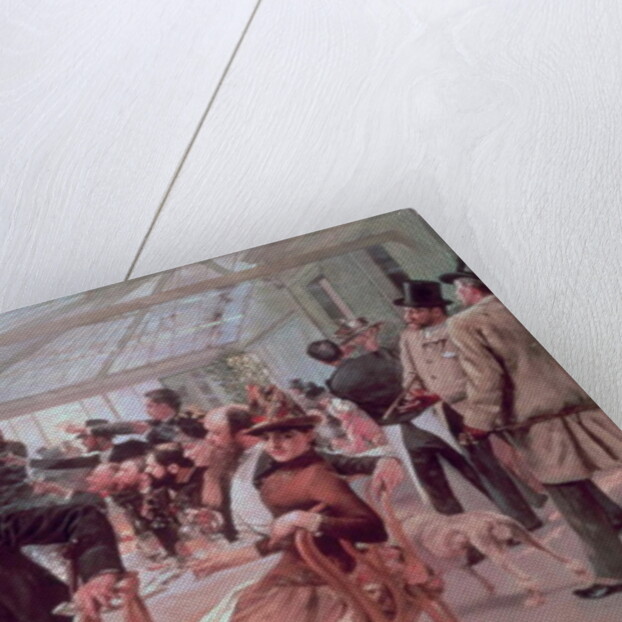 Scandinavian Artist's Luncheon at Cafe Ledoyen on Varnishing Day, 1886 by Hugo Birger