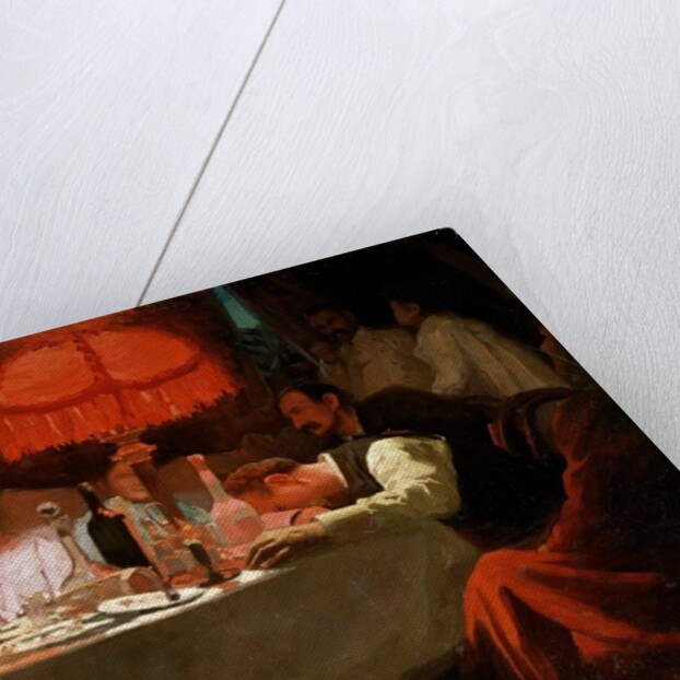 Under the Red Light, c.1910 by Lukjan Vasilievich Popov