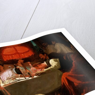 Under the Red Light, c.1910 by Lukjan Vasilievich Popov