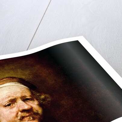 Self Portrait in at the Age of 63, detail, 1669 by Rembrandt Harmensz. van Rijn