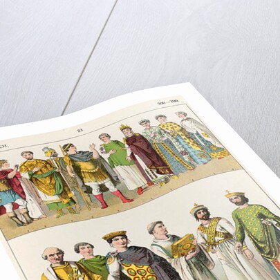 Dress at the Byzantine Court, 300-700 by Albert Kretschmer