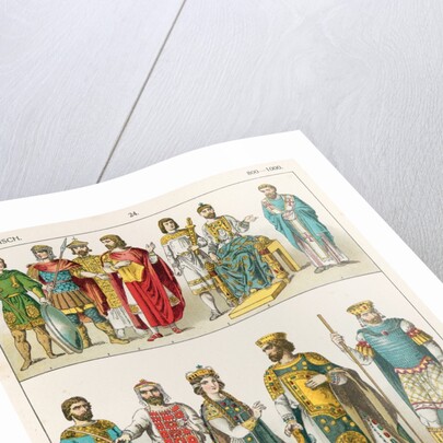 Dress at the Byzantine Court, 800-1000 by Albert Kretschmer
