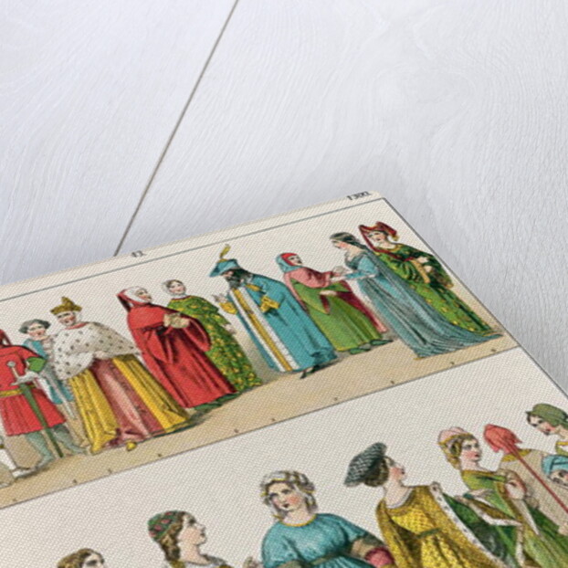 Italian Dress, c.1300 by Albert Kretschmer