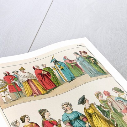 Italian Dress, c.1300 by Albert Kretschmer