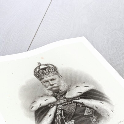 William I, King of Prussia in the 'Allgemeine Moden-Zeitung', Leipzig, 1872 by German School