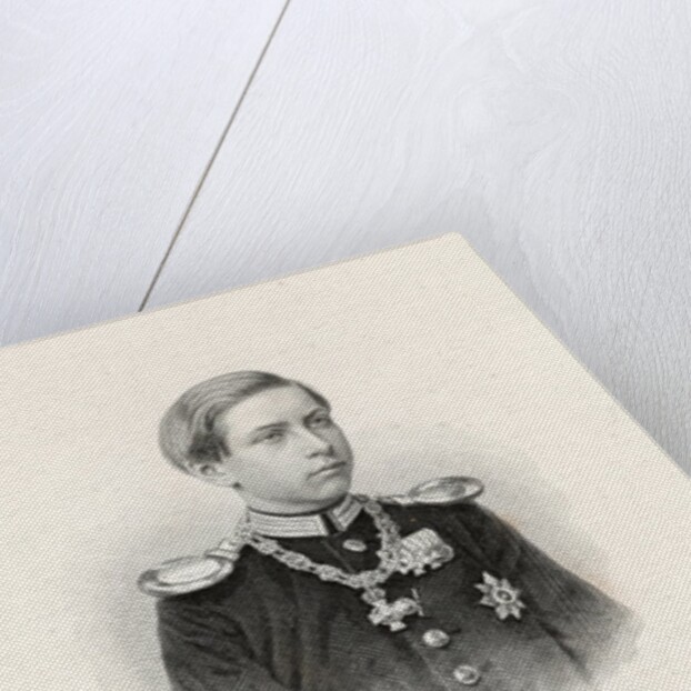 Friedrich Wilhelm, Prinz von Preussen in the 'Allgemeine Moden-Zeitung', Leipzig, 1872 by German School