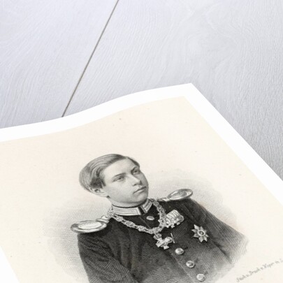 Friedrich Wilhelm, Prinz von Preussen in the 'Allgemeine Moden-Zeitung', Leipzig, 1872 by German School