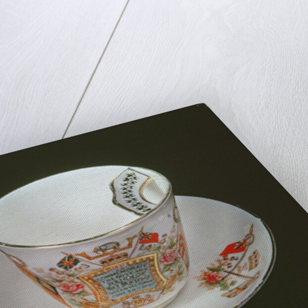 Moustache cup commemorating Victoria's Diamond Jubilee, 1897 by School English