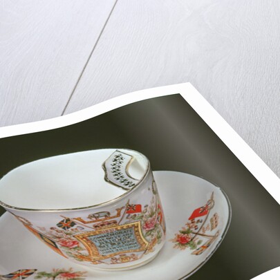 Moustache cup commemorating Victoria's Diamond Jubilee, 1897 by School English