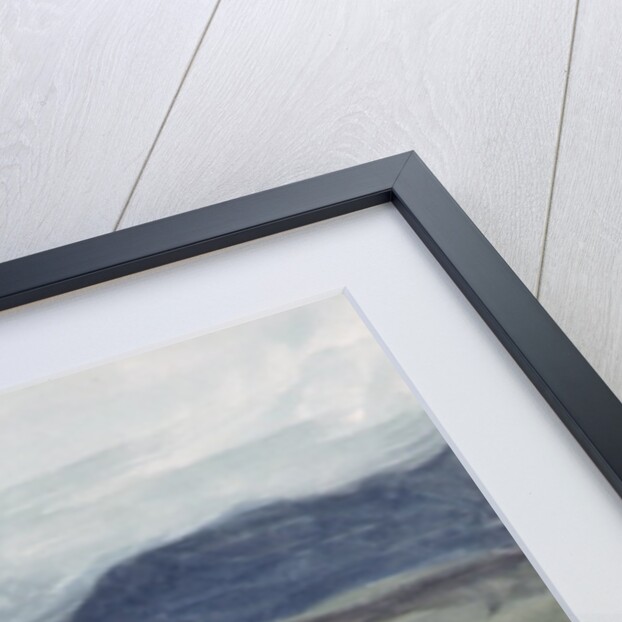 Hilly coast scene with boats, 19th century by John Absolon