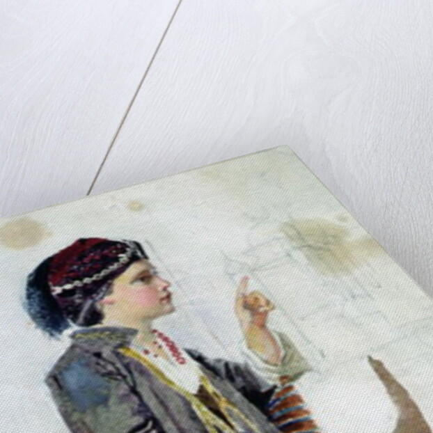 Figure of a girl in Turkish costume, 19th century by John Absolon