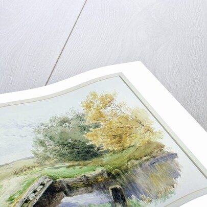 Landscape with bridge over a stream by John Clayton Adams