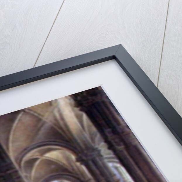 The Interior of St. Eustache, Paris, 19th century by Thomas Allom