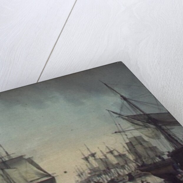 A View of the Pool, Below London Bridge by Samuel Atkins