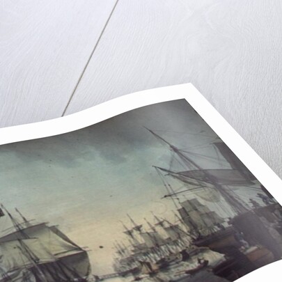 A View of the Pool, Below London Bridge by Samuel Atkins