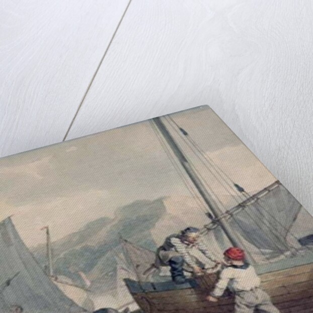 Fishing Boats Unloading by John Augustus Atkinson