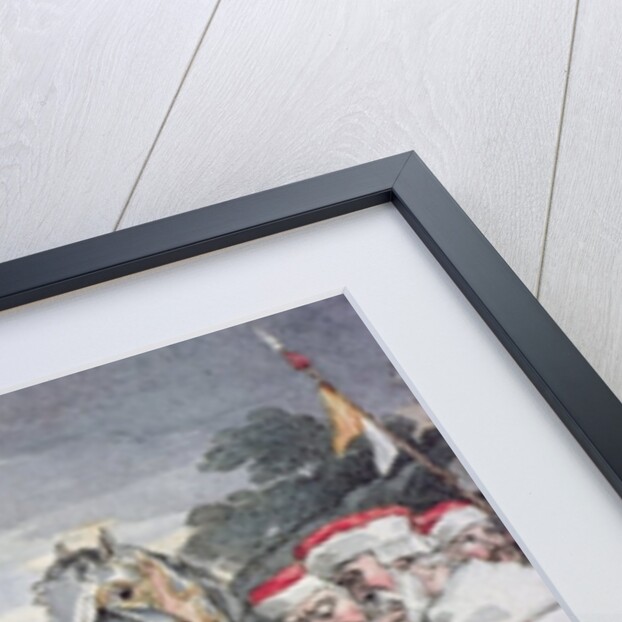 Ivanhoe by Sir Walter Scott: The death of Sir Brian de Bois-Guilbert by John Augustus Atkinson