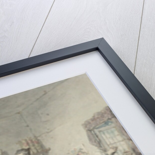 The Priest and the Barber, with Don Quixote's house-keeper and niece, purging the Don's library of Books of Chivalry by John Augustus Atkinson