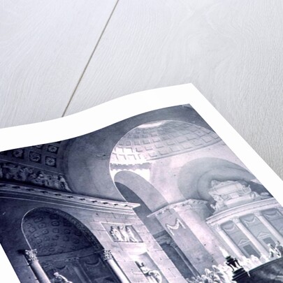 Scene in a Classical Temple: Funeral Procession of a Warrior by Joseph Charles Barrow