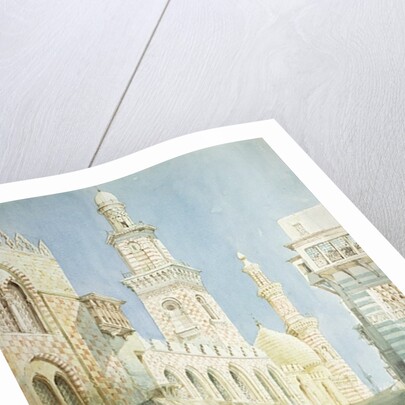 The Sharia El Gohargiyeh, Cairo by William Henry Bartlett