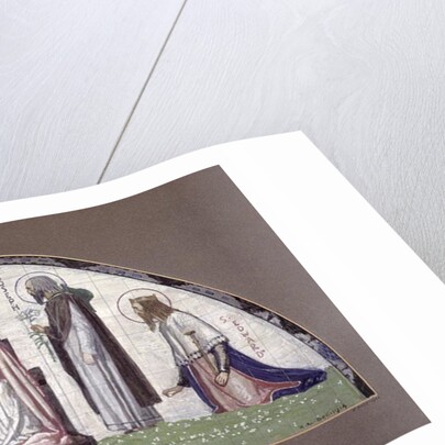 Christ Enthroned with Saints Peter, Joseph, Edward and the Virgin Mary, 1914 by Robert Anning Bell