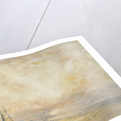 Fishing Boats at Anchor: Sunset, 19th century by William Roxby Beverly