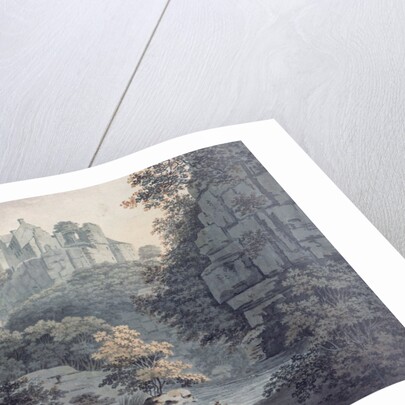 Hawthornden Castle near Edinburgh by James Bourne