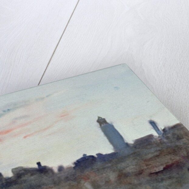 After Sunset, View from the Artist's Window in Morpeth Terrace by Hercules Brabazon Brabazon