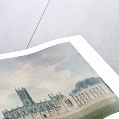 Magdalen College, Oxford, 1804 by John Buckler