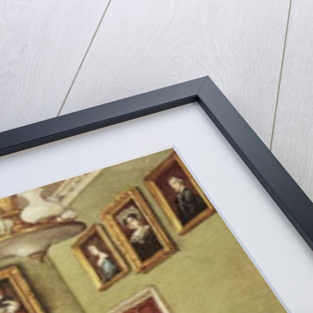 Dining room at Langton Hall, family at breakfast, c.1832-3 by Mary Ellen Best