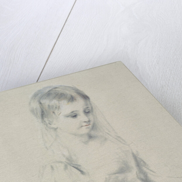 Portrait Study of a young girl by Margaret Sarah (1793-1872) Carpenter