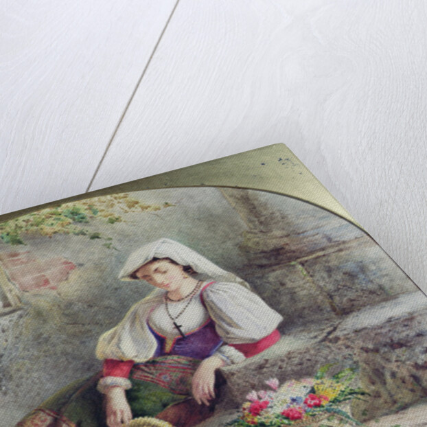 A Contadina Reposing by William Linnaeus Casey