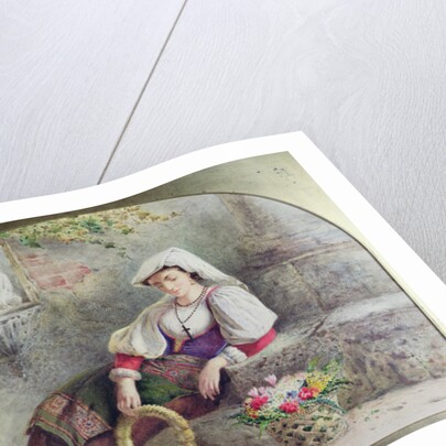 A Contadina Reposing by William Linnaeus Casey