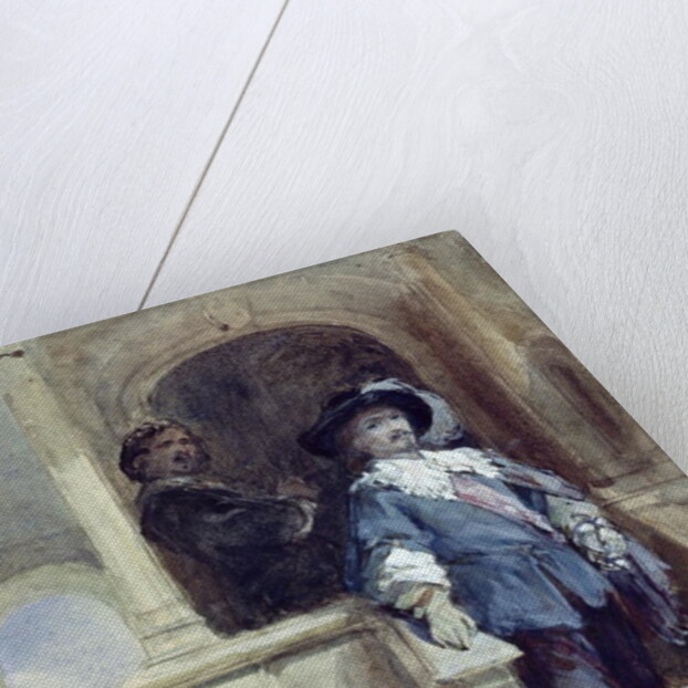 Sir Thomas Wentworth and John Pym at Greenwich, 1628 by George Cattermole