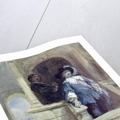 Sir Thomas Wentworth and John Pym at Greenwich, 1628 by George Cattermole