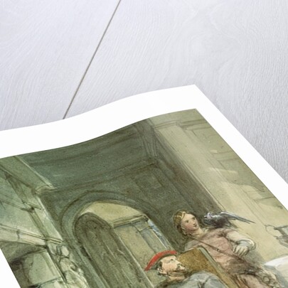 Knight and Page by George Cattermole